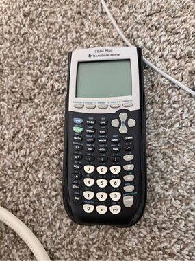 Texas Instruments TI-84 Plus Graphing Calculator - Black/White